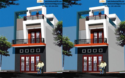 Nhà phố 2 tầng hiện đại anh Minh-NP187314