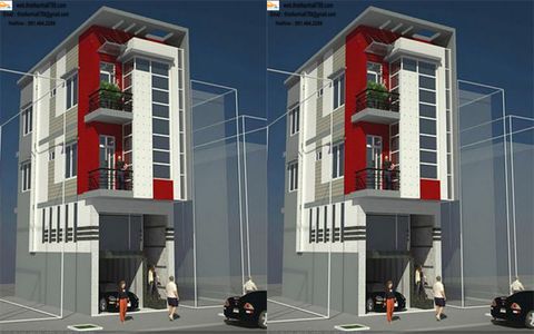Nhà ống 3 tầng hiện đại đẹp chú Kiên-NO187272