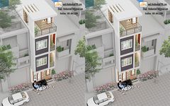 Sản phẩm mẫu thiết kế nhà ống 4 tầng đẹp - NO187041