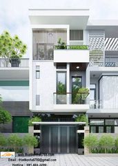 10 mẫu nhà ống đẹp phổ biến nhất hiện nay, thiết kế nhà ống 3 tầng đẹp