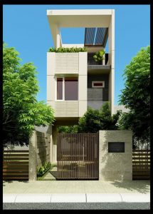 thiết kế nhà ống-mẫu thiết kế nhà ống 3 tầng đẹp hiện đại