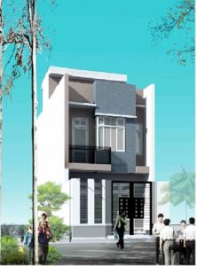 Mẫu thiết kế nhà ống 2 tầng đẹp đơn giản 400 triệu