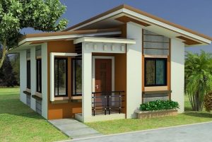 thiết kế nhà nhỏ hiện đại mái thái 500 triệu